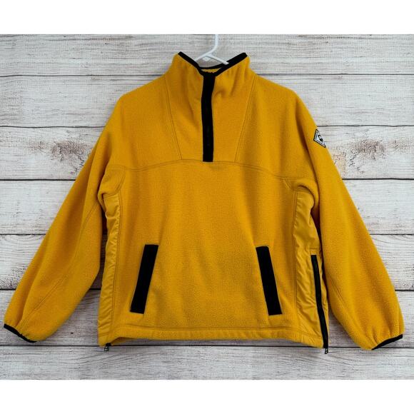 Outdoor Afro x REI Co-Op 1/4 Zip Fleece Pullover Womens Medium Yellow Black - Picture 11 of 16